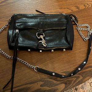 Rebecca minkoff black leather